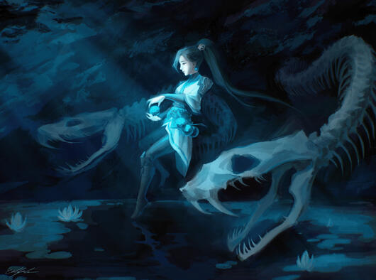 VALORANT Sage, digital illustration